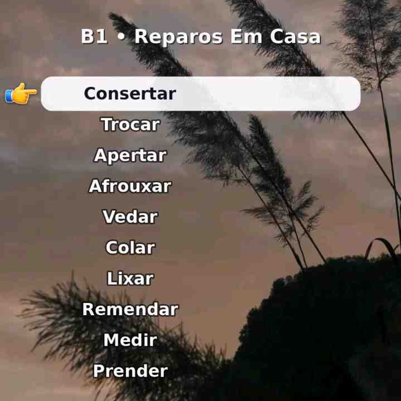 Salve e repita em voz alta_ Reparos Em Casa.