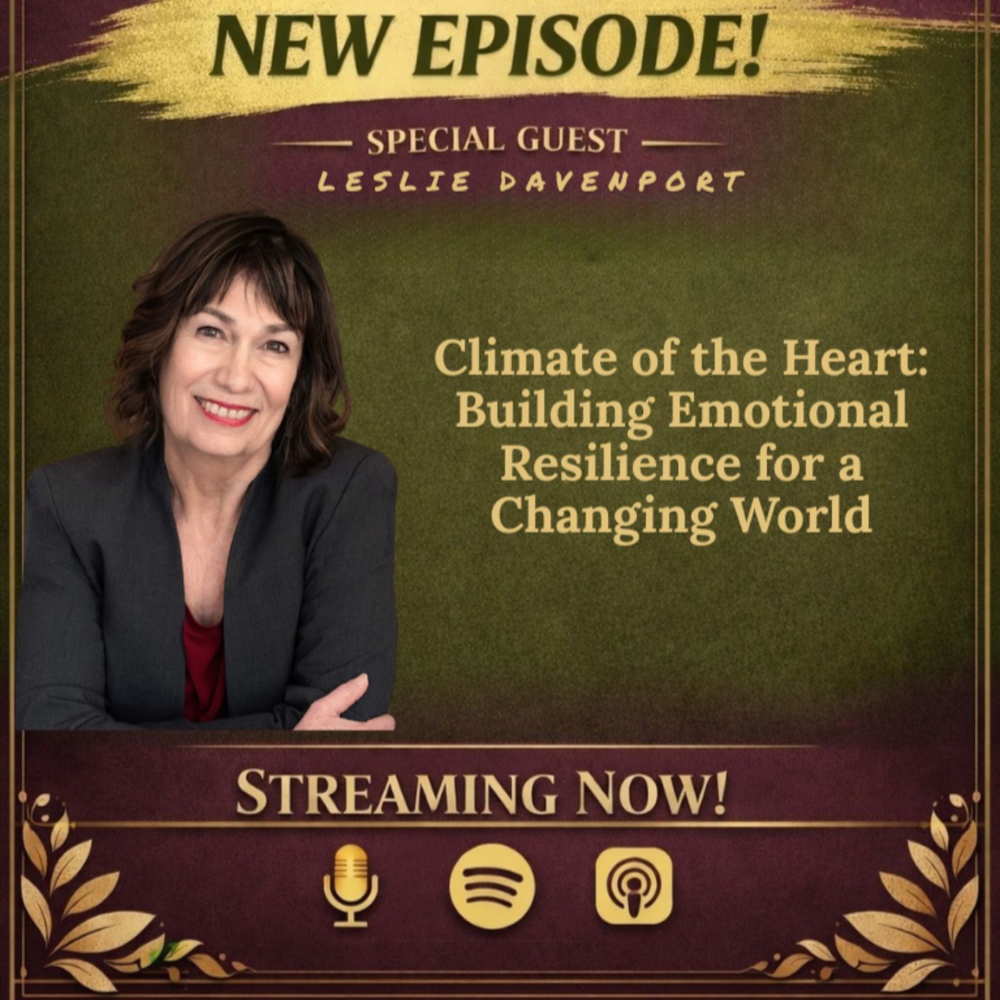 Miss Liz Serves Leslie Davenport Climate Anxiety episode artwork