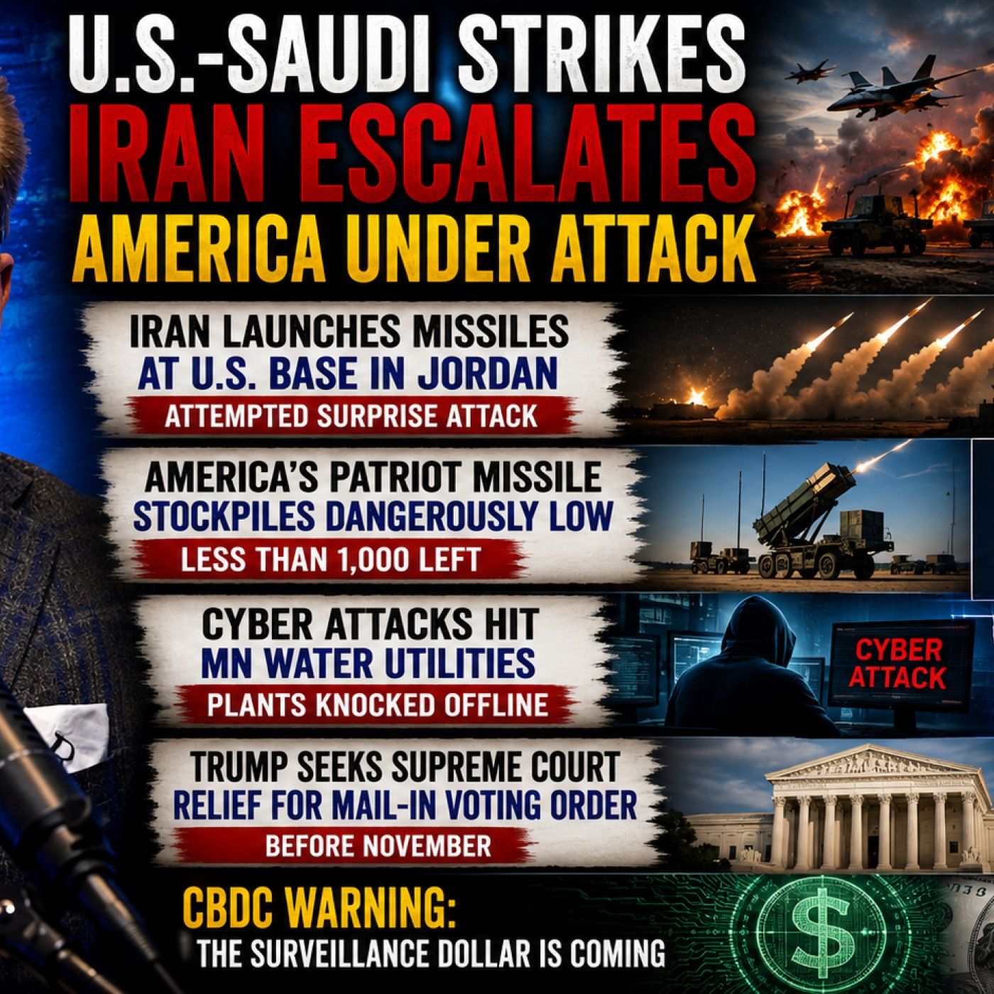 Iran Attacks, Cyberattacks Hit America & The CBDC Warning You Need to Hear episode artwork