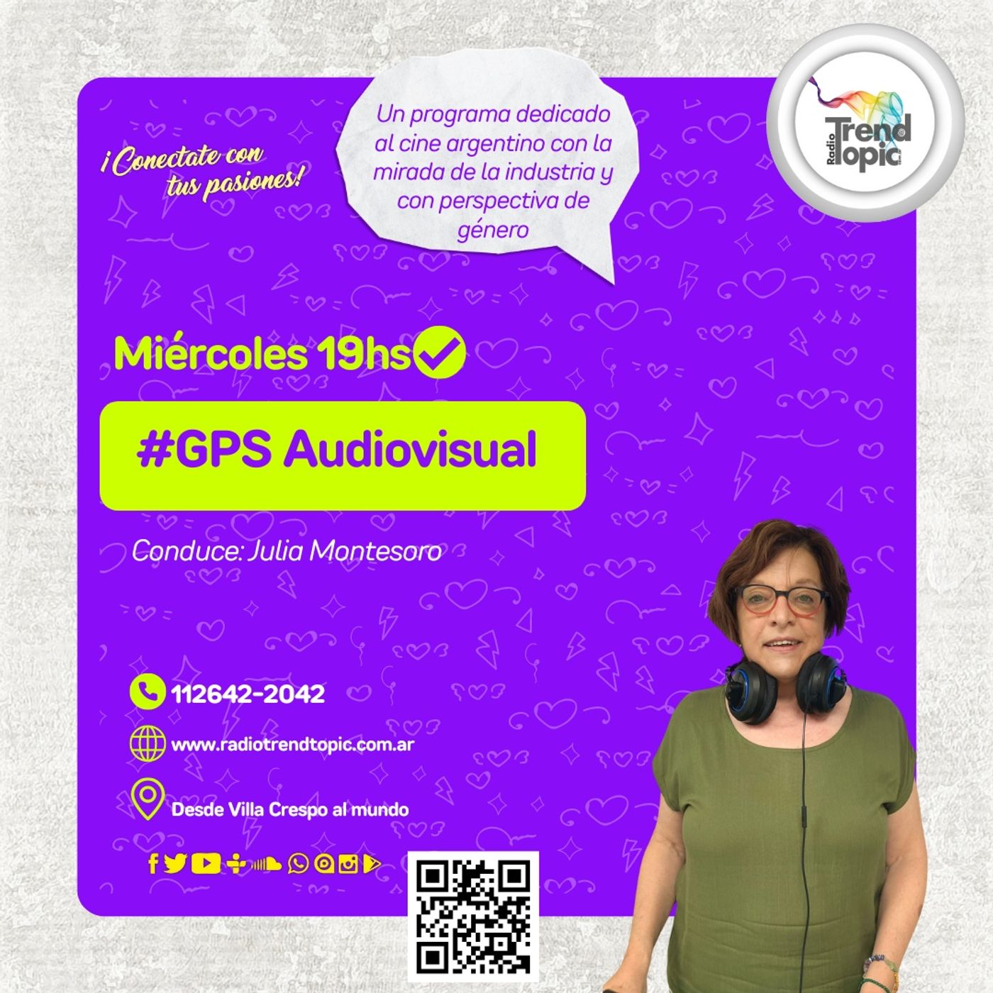 GPS Audiovisual T03 P113 - Enrevistas a ANNAMARIA MUCHNIK, VICTORIA SOLANAS y LEANDRO LISTORTI