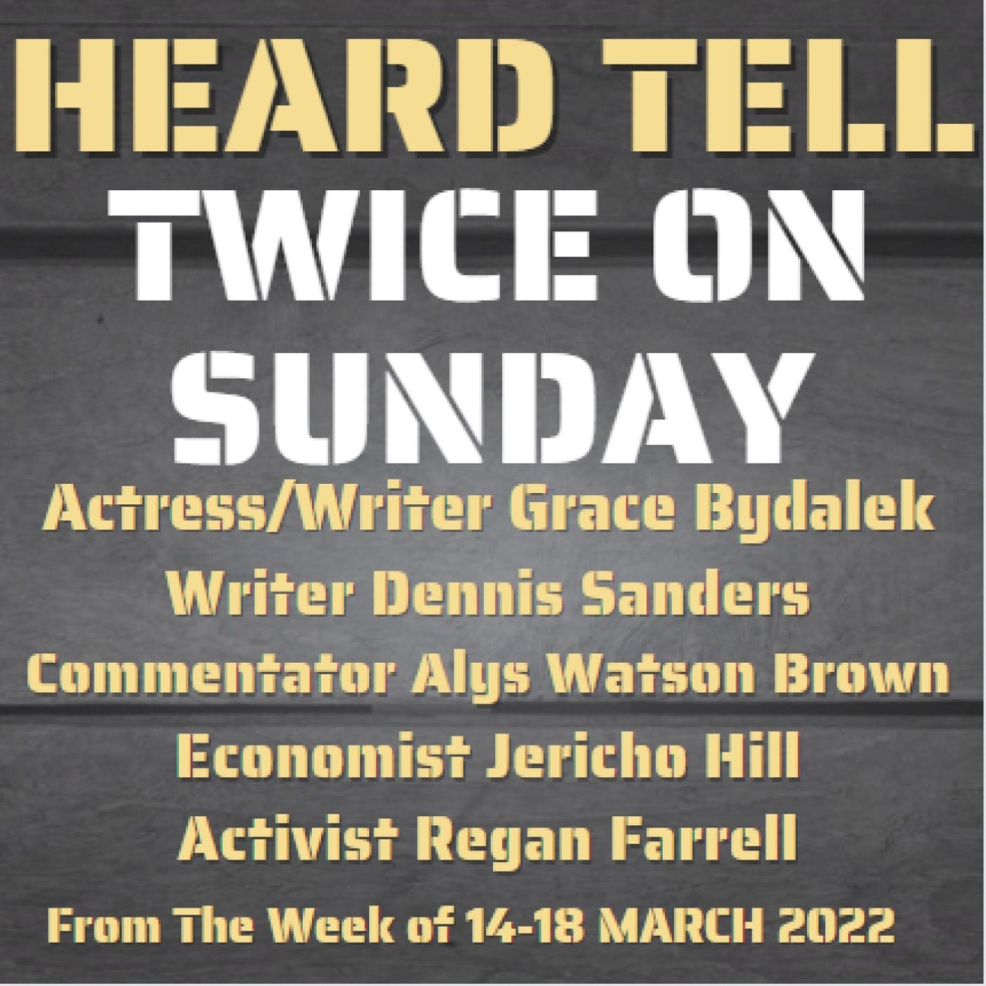Twice On Sunday: 5 Interviews From The Week of 14-18 March, 2022