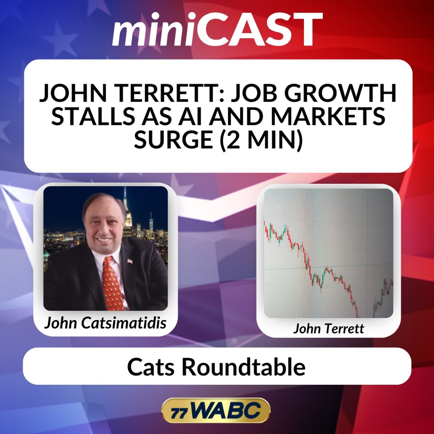 John Terrett: Job Growth Stalls as AI and Markets Surge (2 min) episode artwork