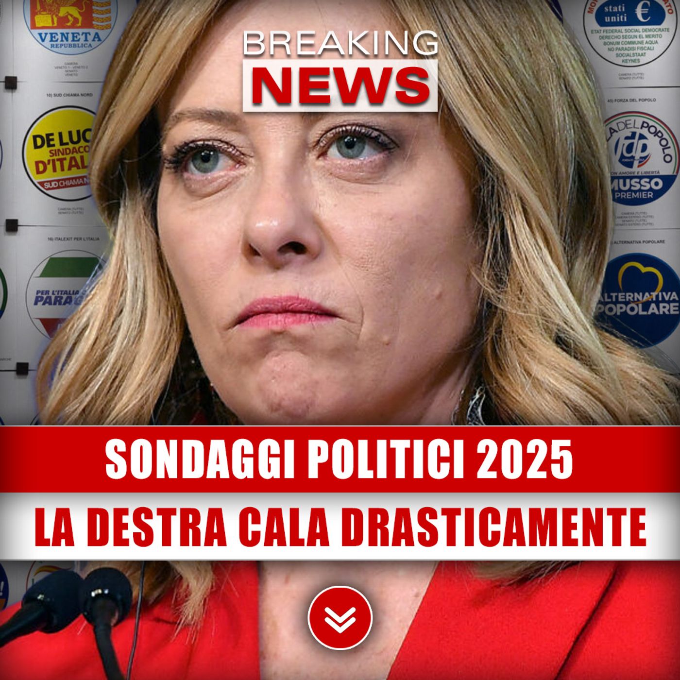 Sondaggi Politici 2025: La Destra Cala Drasticamente!