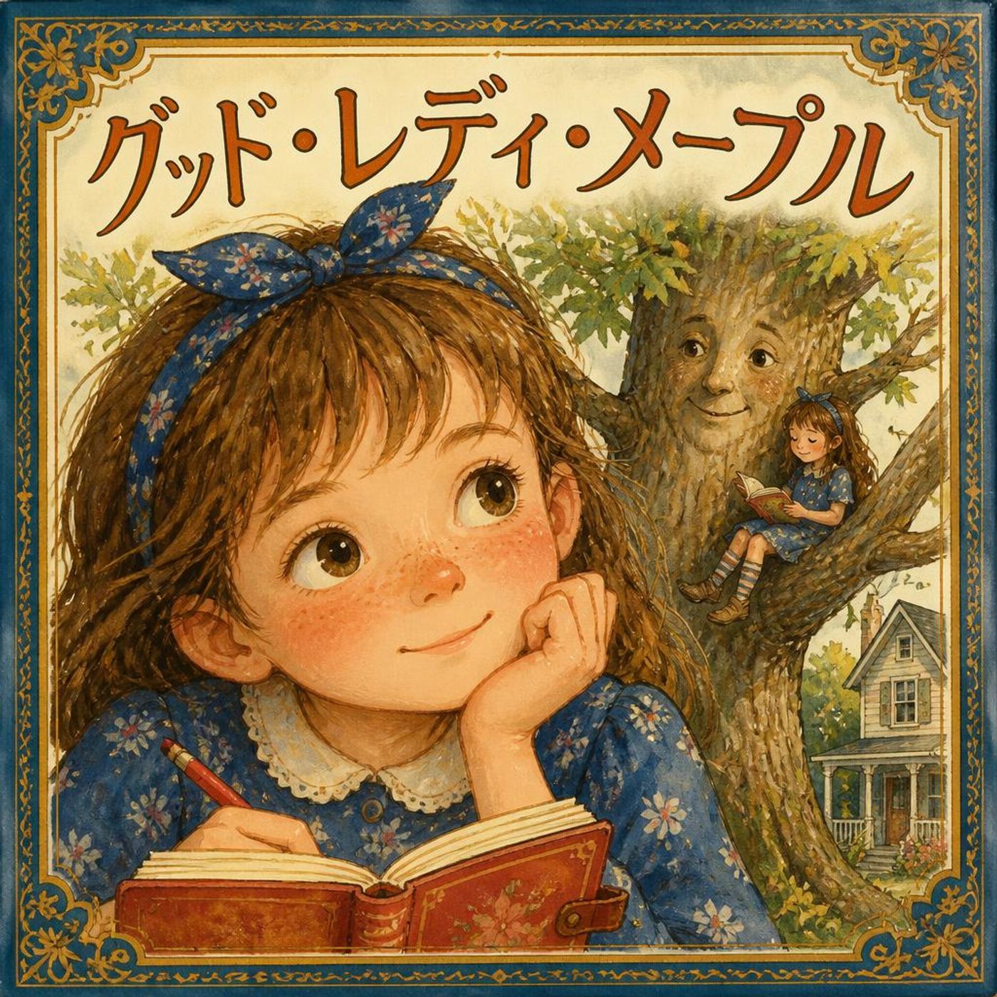 メイヤのひみつの日記と、裏庭の大きなカエデの木 ｜【子ども向けのお話】 episode artwork