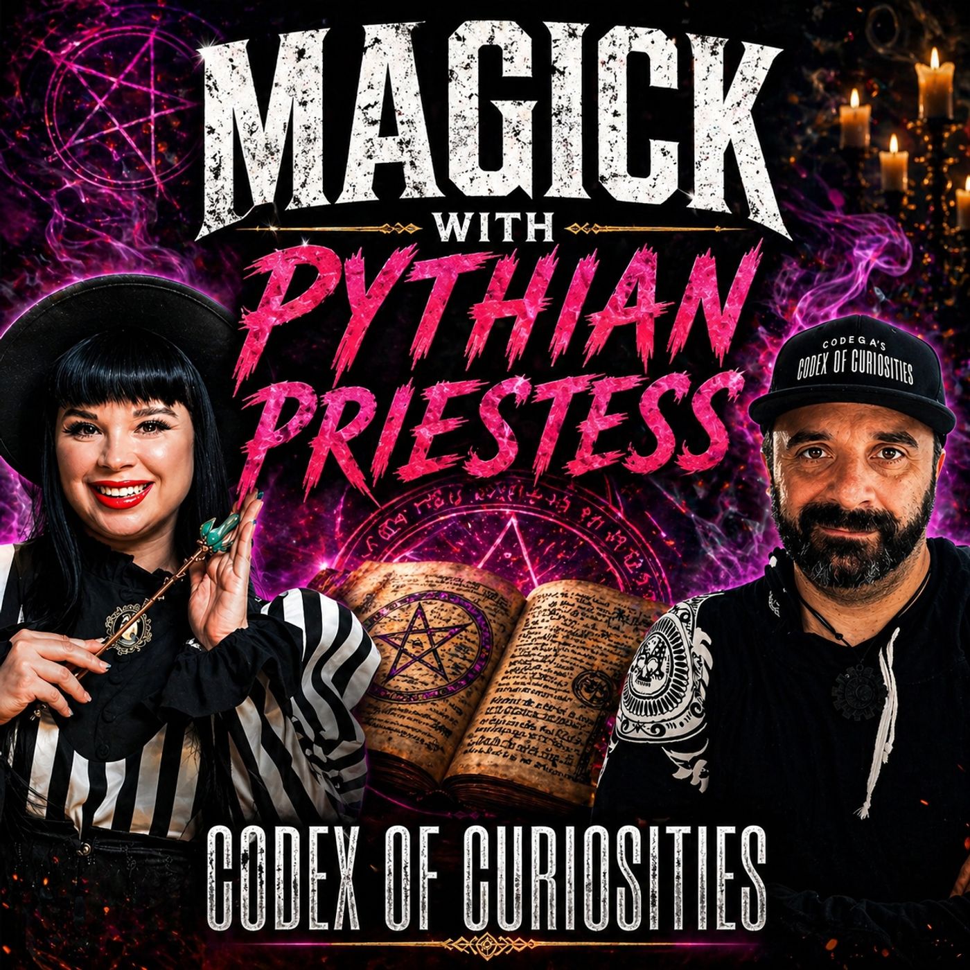 Pythian Priestess on Tarot, Magick & Paranormal Investigation with Sam and Colby episode artwork