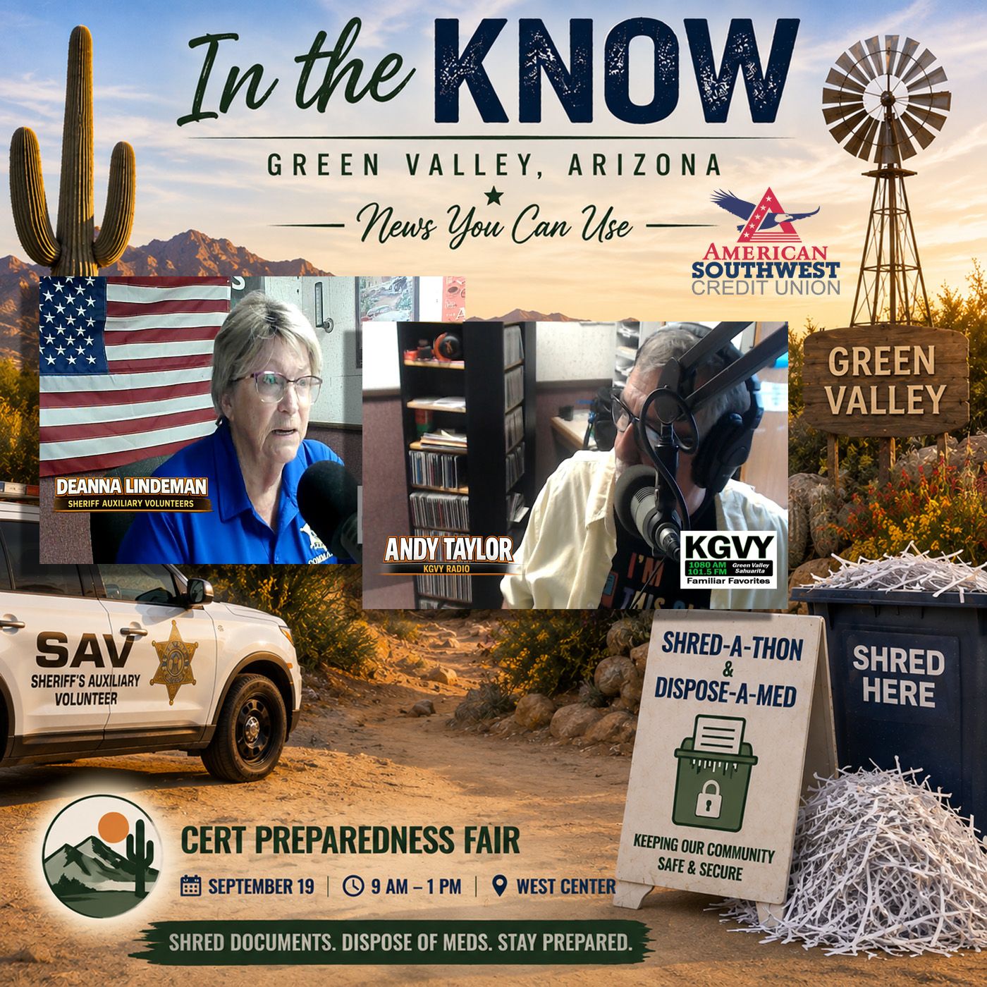 In The Know - Keeping Green Valley Safe, Prepared & Informed! with Deanna Lindeman SAV (Aired 08/31/2026) episode artwork