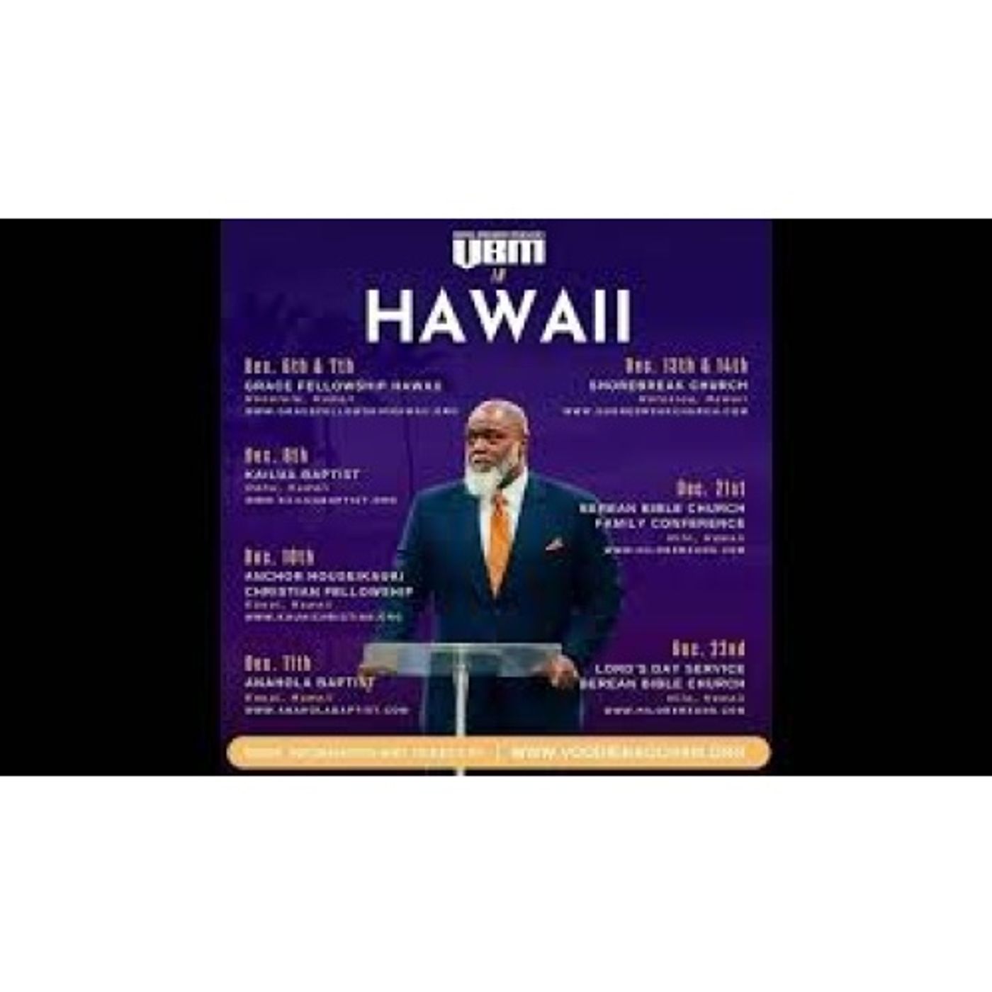 Voddie Baucham - Dr. Voddie Baucham preaching at Kailua Baptist Church on Oahu episode artwork