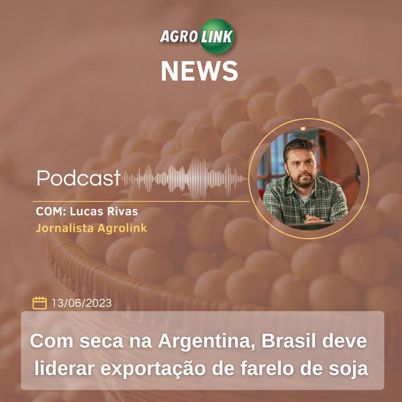 Brasil registra alta de 20% nas exportações de soja para China episode artwork