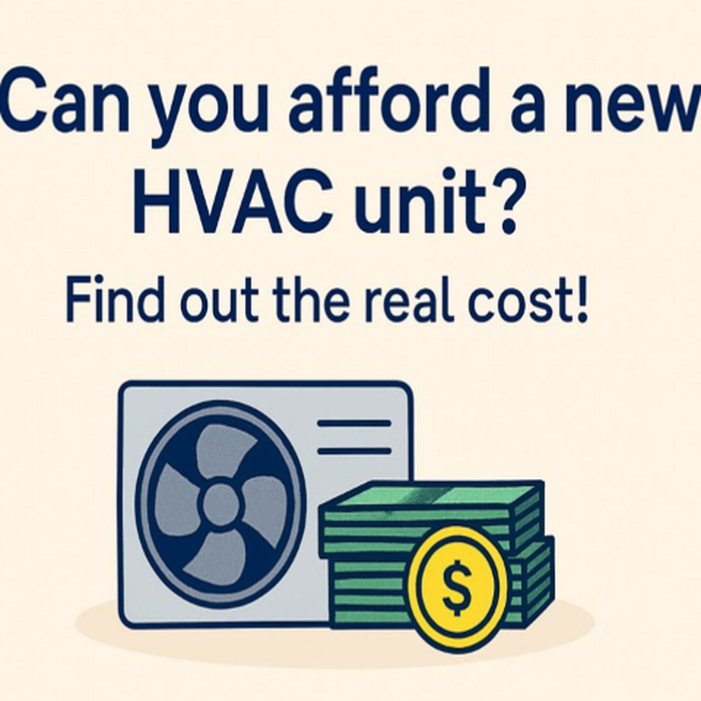Can you afford a new HVAC unit? Find out the real cost! How much does a new HVAC air conditioning unit cost? episode artwork