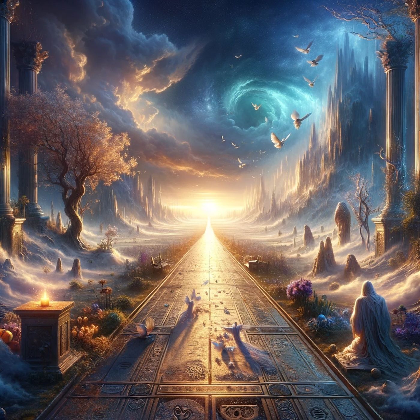 "Death is the road to awe" episode artwork