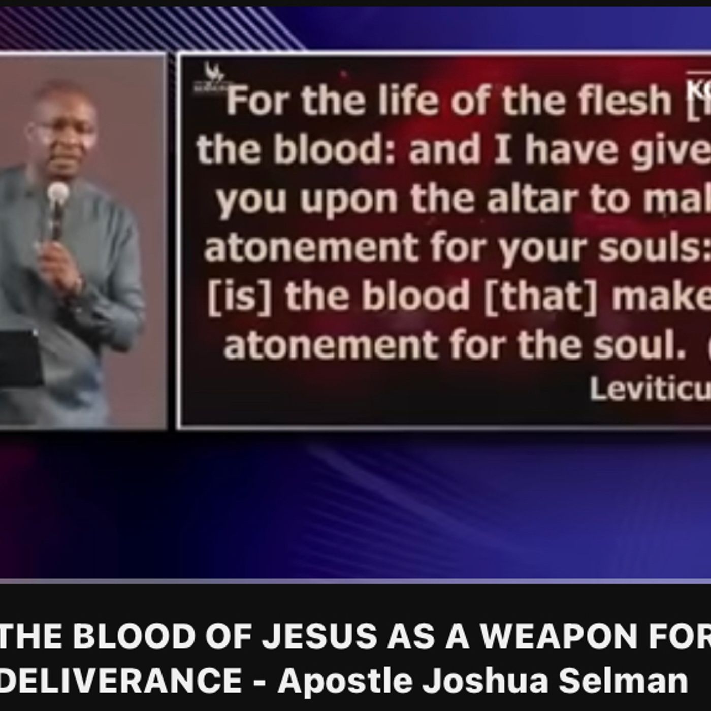 KOINONIA WATCH TV – THE BLOOD OF JESUS AS A ... episode artwork