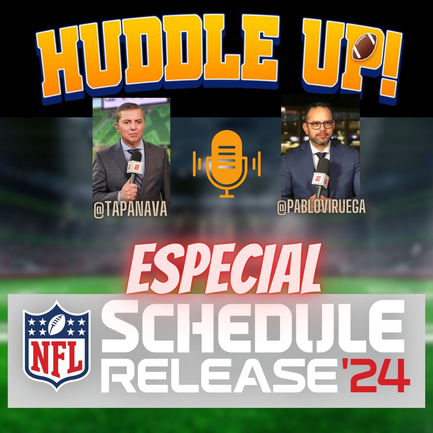 #HuddleUP Calendario #NFL 2024 @TapaNava & @PabloViruega