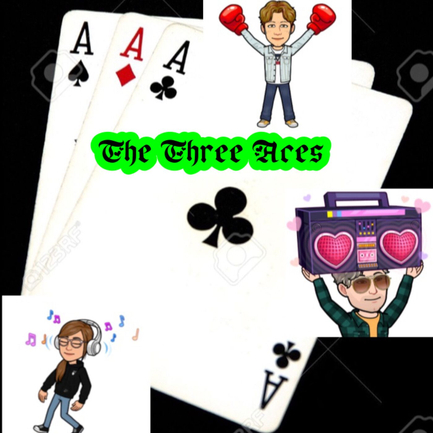 74-JUST ROCK ¡¡¡The Three Aces!!! episode artwork
