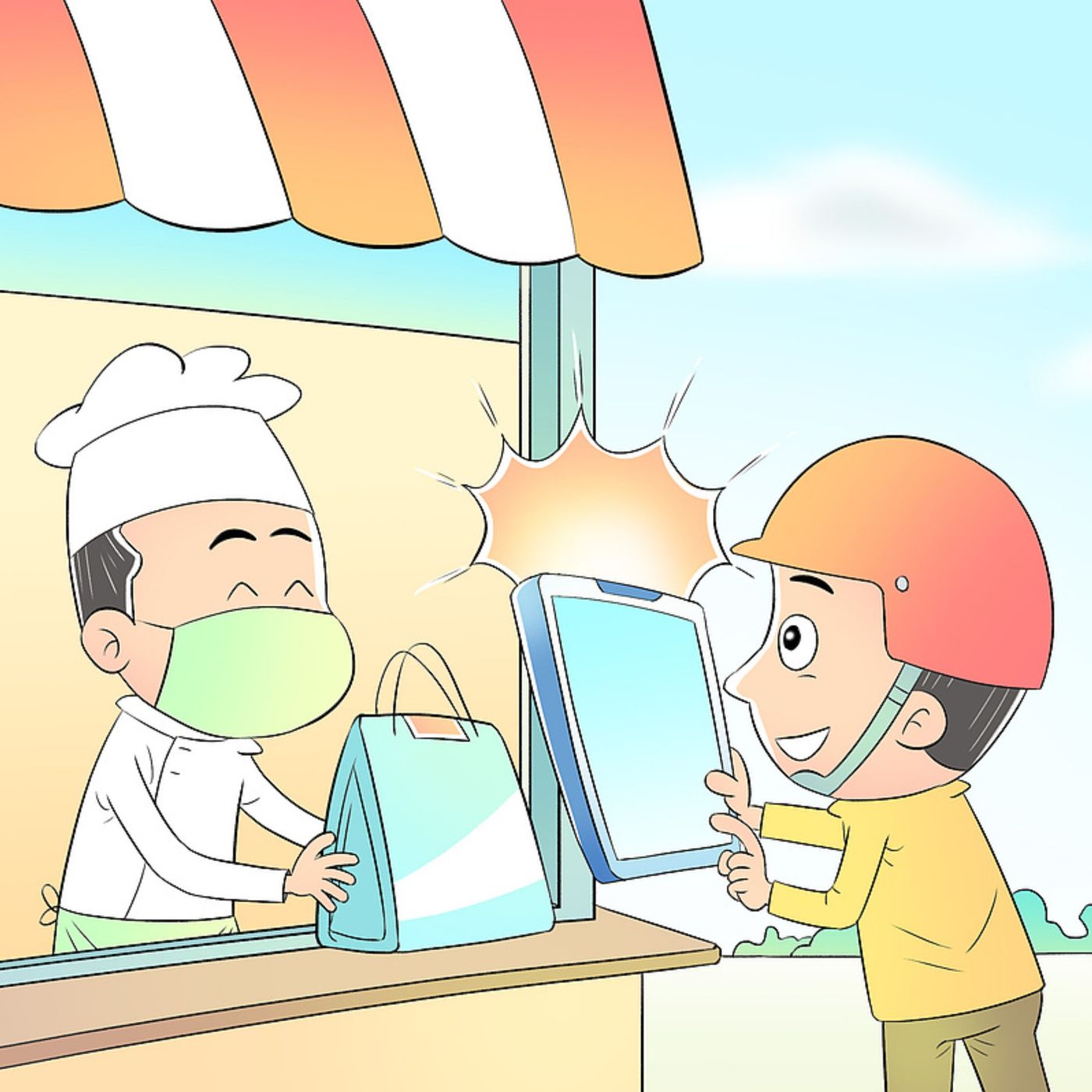 Food safety! Delivery drivers have your back!