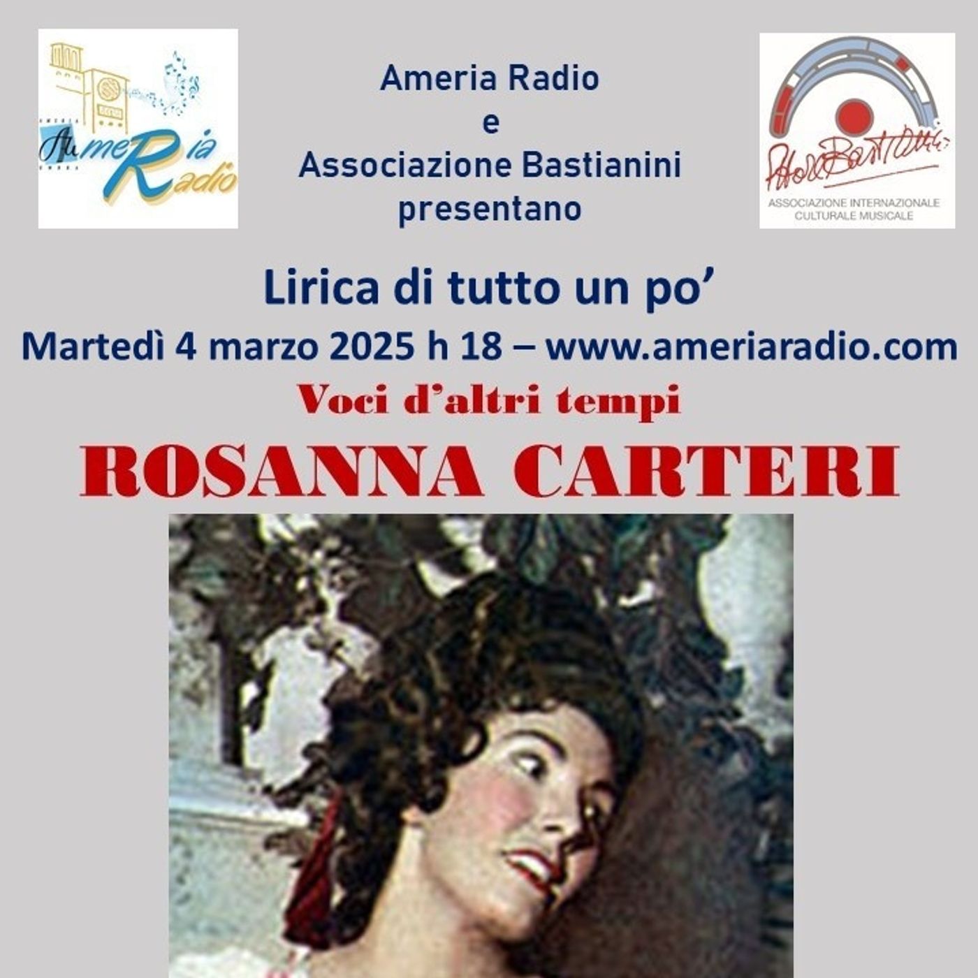 Lirica di tutto un po' le grandi voci del passato - Rosanna Carteri episode artwork