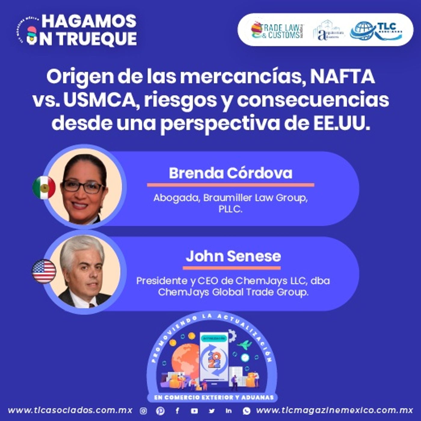 Episodio 290. Origen de las mercancías, NAFTA vs USMCA, riesgos y consecuencias desde una perspectiva de EE.UU. episode artwork