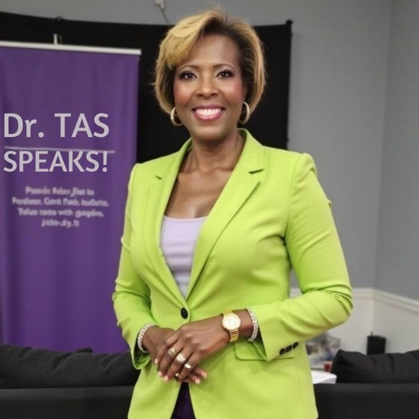 Dr. Teresa A. Smith aka Dr. TAS talks STRONGER and more on Conversations LIVE ~ #selfcare #selfimprovement episode artwork