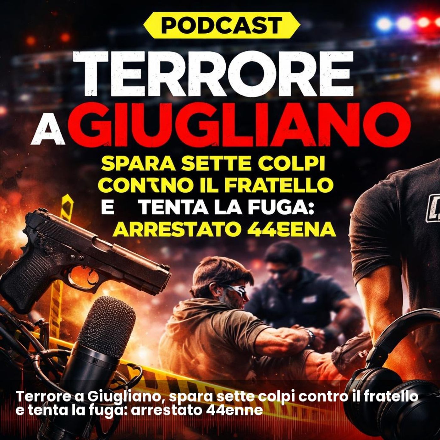 Terrore a Giugliano, spara sette colpi contro il fratello e tenta la fuga: arrestato 44enne episode artwork