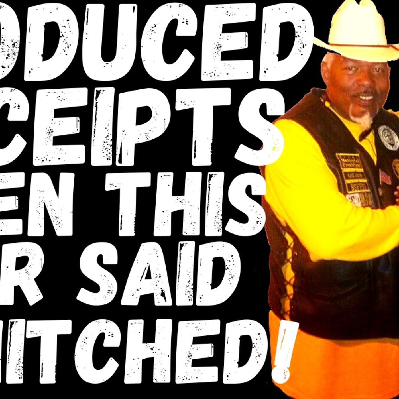 I produced receipts when this 1%er called me a snitch