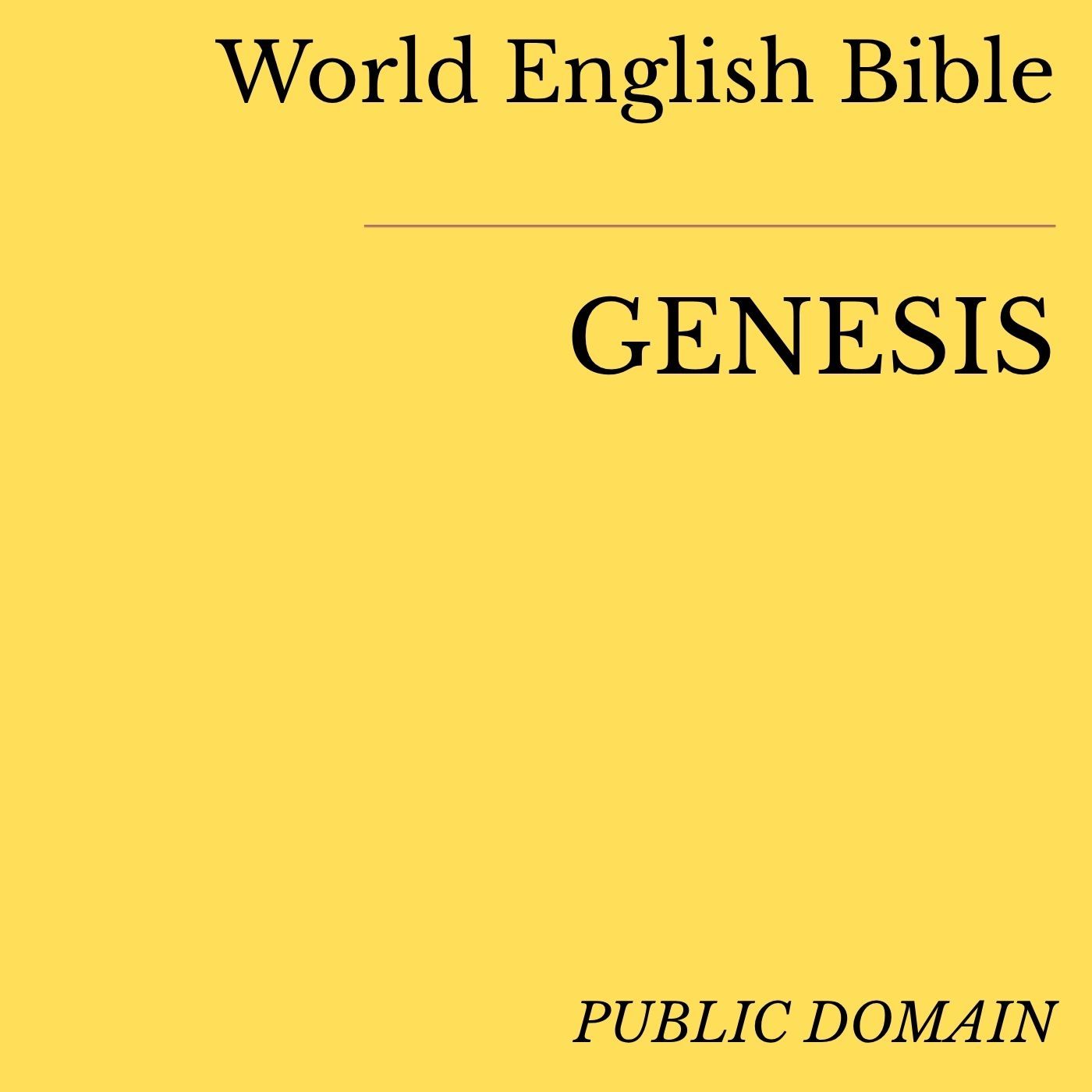 World English Bible - Genesis