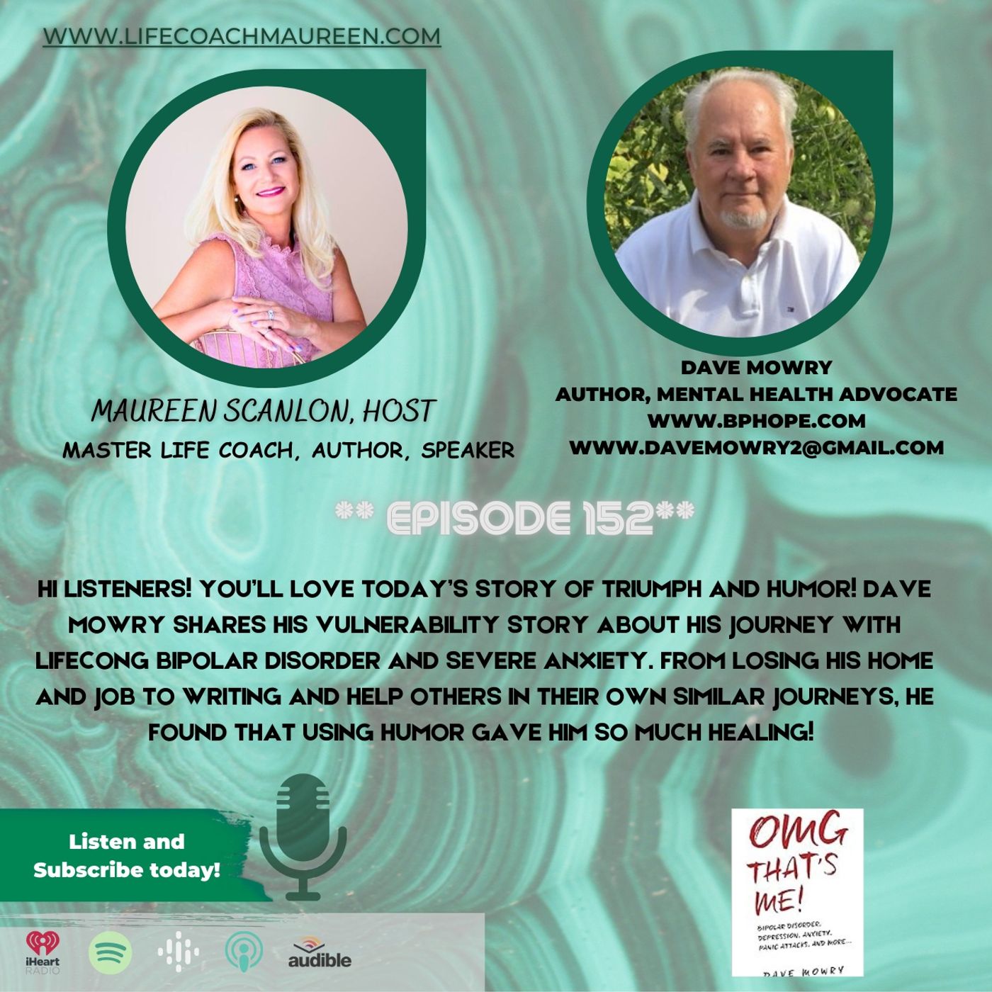How Humor helped me with Bipolar and Anxiety disorders- Episode 152 Dave Mowry episode artwork