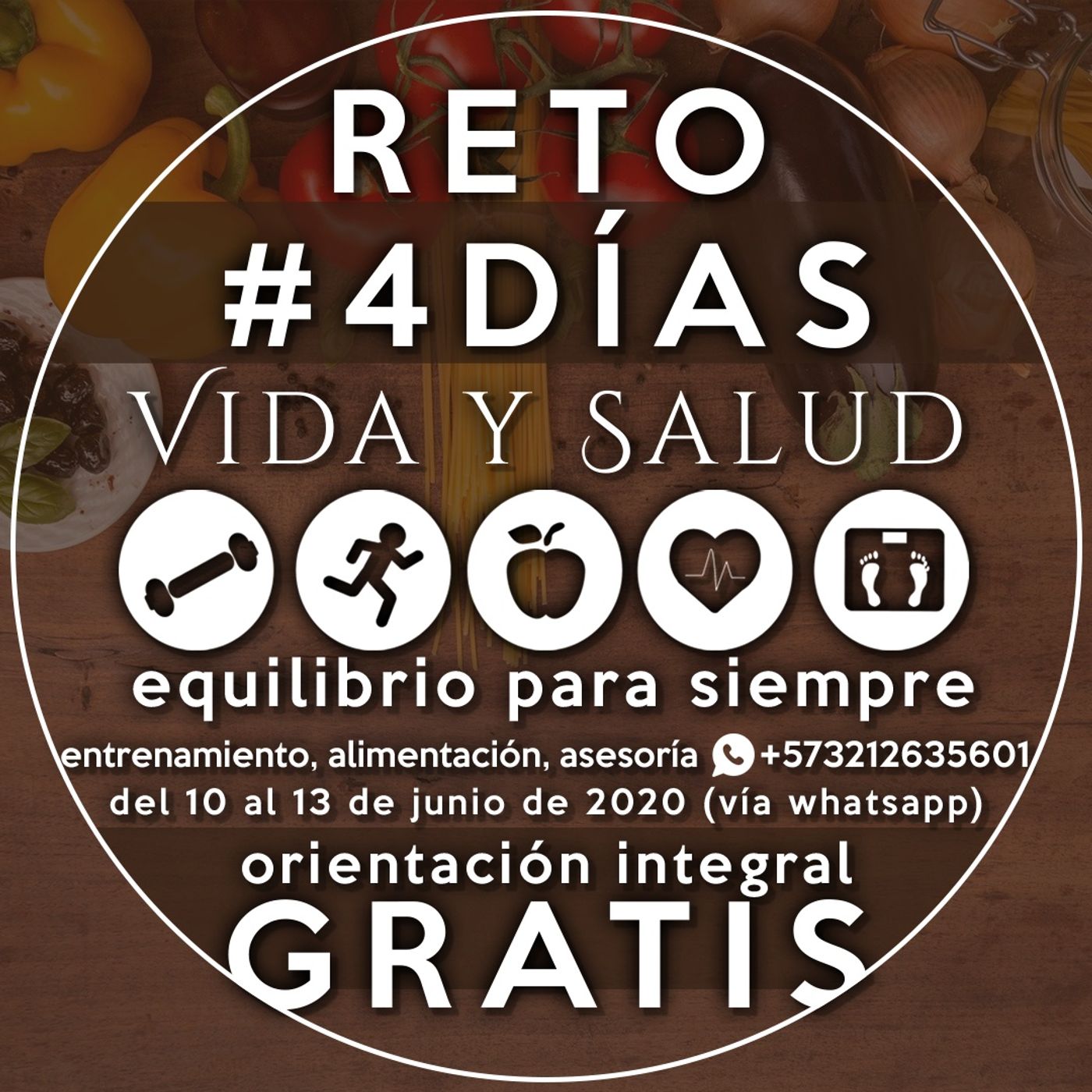 Reto Vida y Salud GRATUITO del 10 al 13 de junio