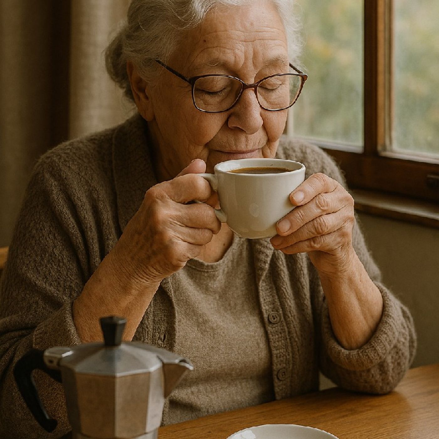 La abuela con su taza de café episode artwork