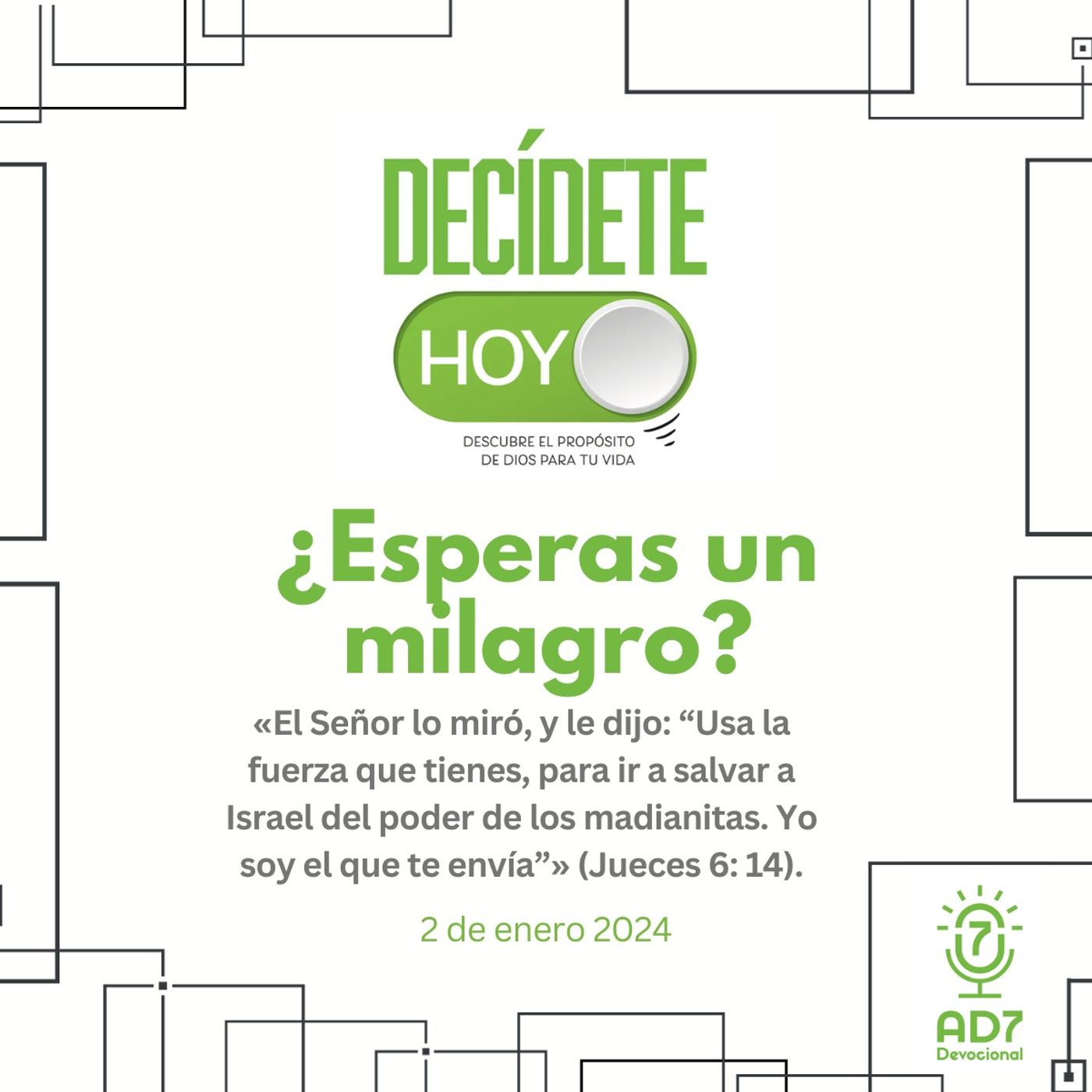 ¿Esperas un milagro? | Devocional de Jóvenes | 2 de enero 2024