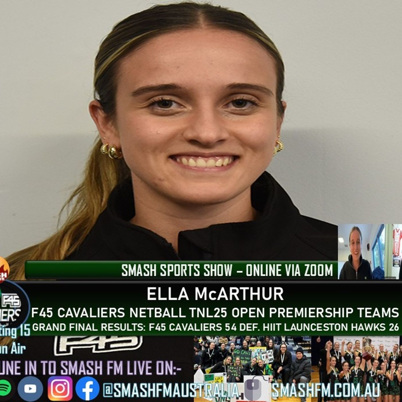 SSS15THYR: F45 Cavaliers TNL25 Opens Premiership Ella McArthur Interviews 271025