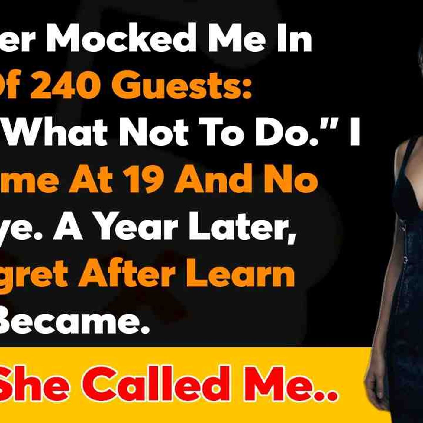My Sister Mocked Me In Front Of 240 Guests_ _Learn What Not To Do._... - Reddit Family Tales episode artwork
