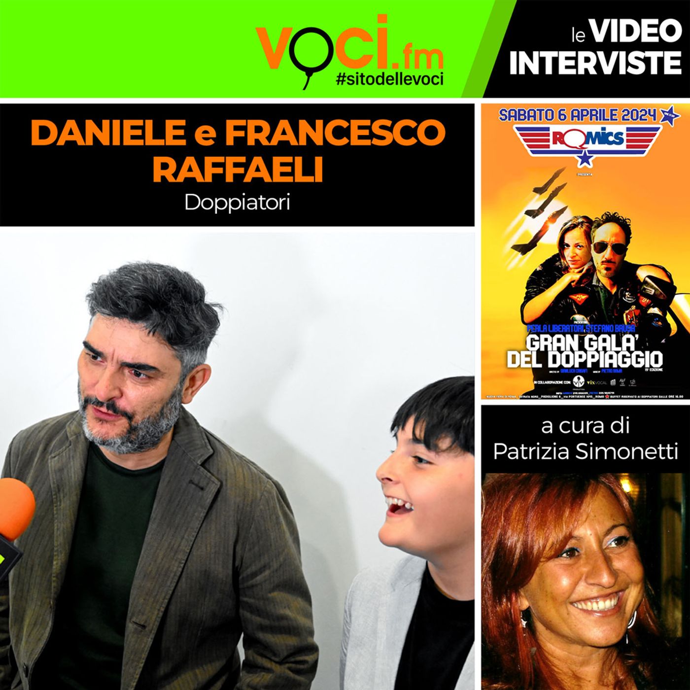 DANIELE e FRANCESCO RAFFAELI, Vocina del Fututo al  "GRAN GALA' DEL DOPPIAGGIO" su VOCI.fm episode artwork