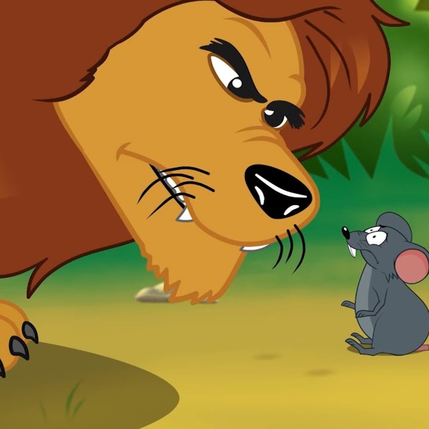 049. 2 Cuentos  El león y el ratón + El Hombre de Jengibre - Cuentos infantiles para dormir en Españ