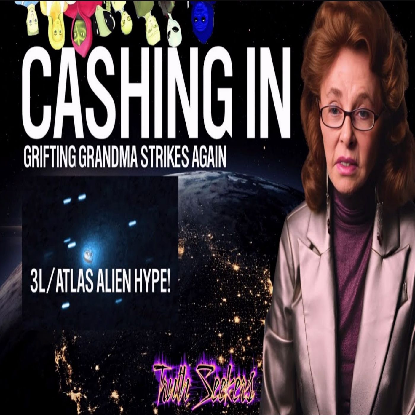 Linda Moulton Howe : Grifting Grandma cashing in on 3I/ATLAS alien hype!