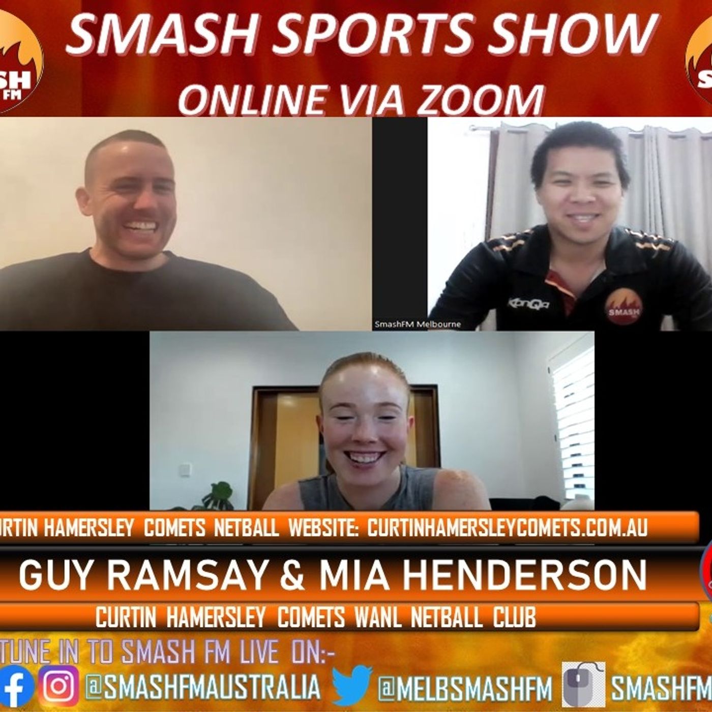 SSS10THYR: Curtin Hamersley Comets WANL23 Netball Interviews 280323