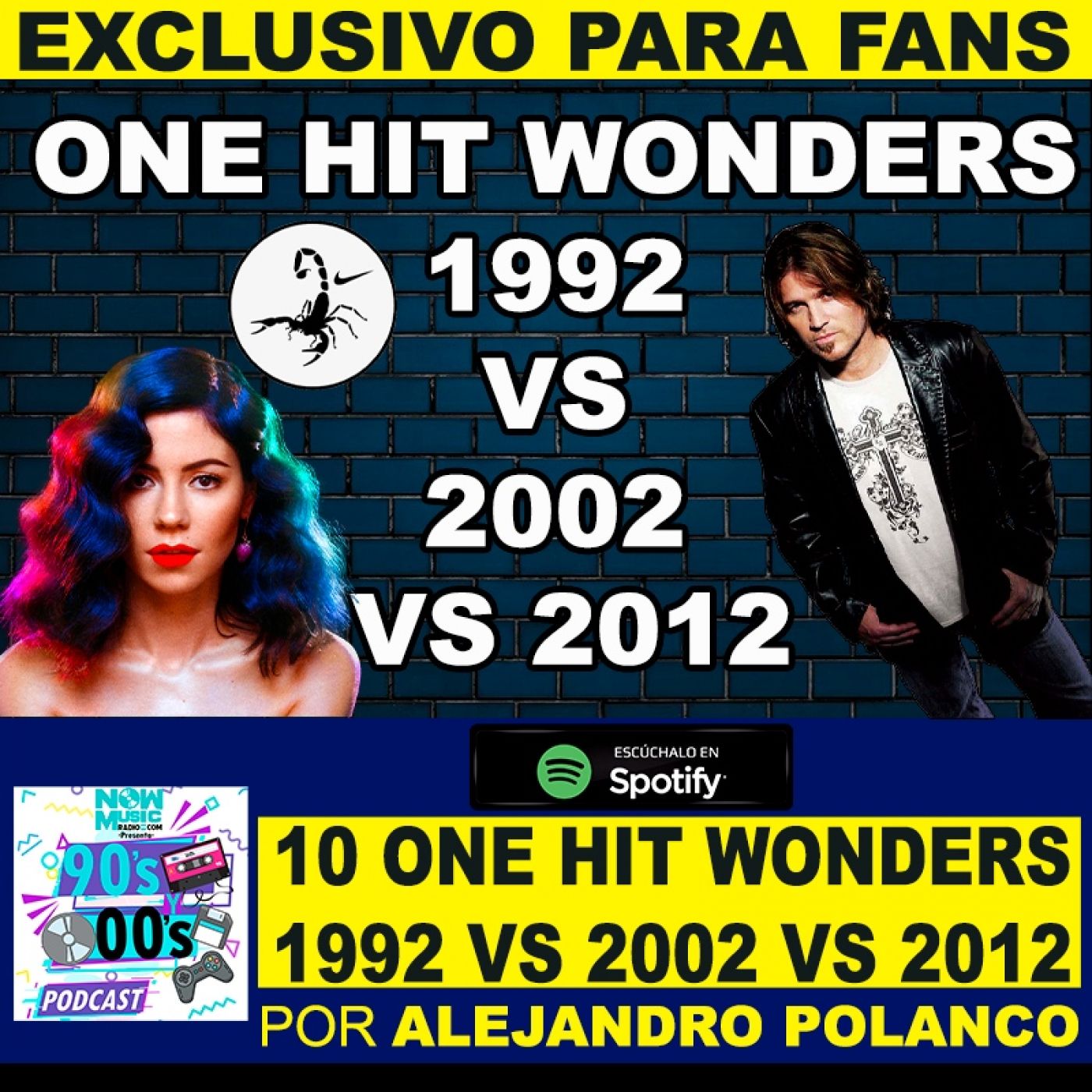 10 One Hit Wonders de 1992 vs 2002 vs 2012 episode artwork