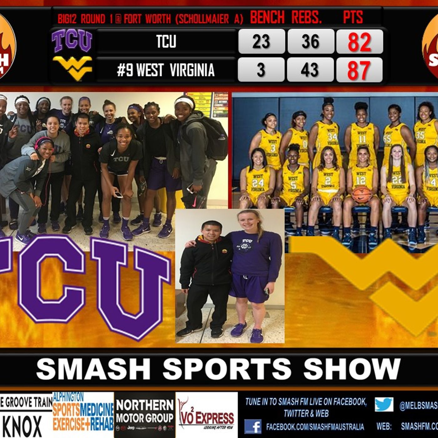 SSS: SMASH FM IN USA = TCU v WEST VIRGINIA POST GAME PRESS CONF & INTERVIEWS 281217 episode artwork