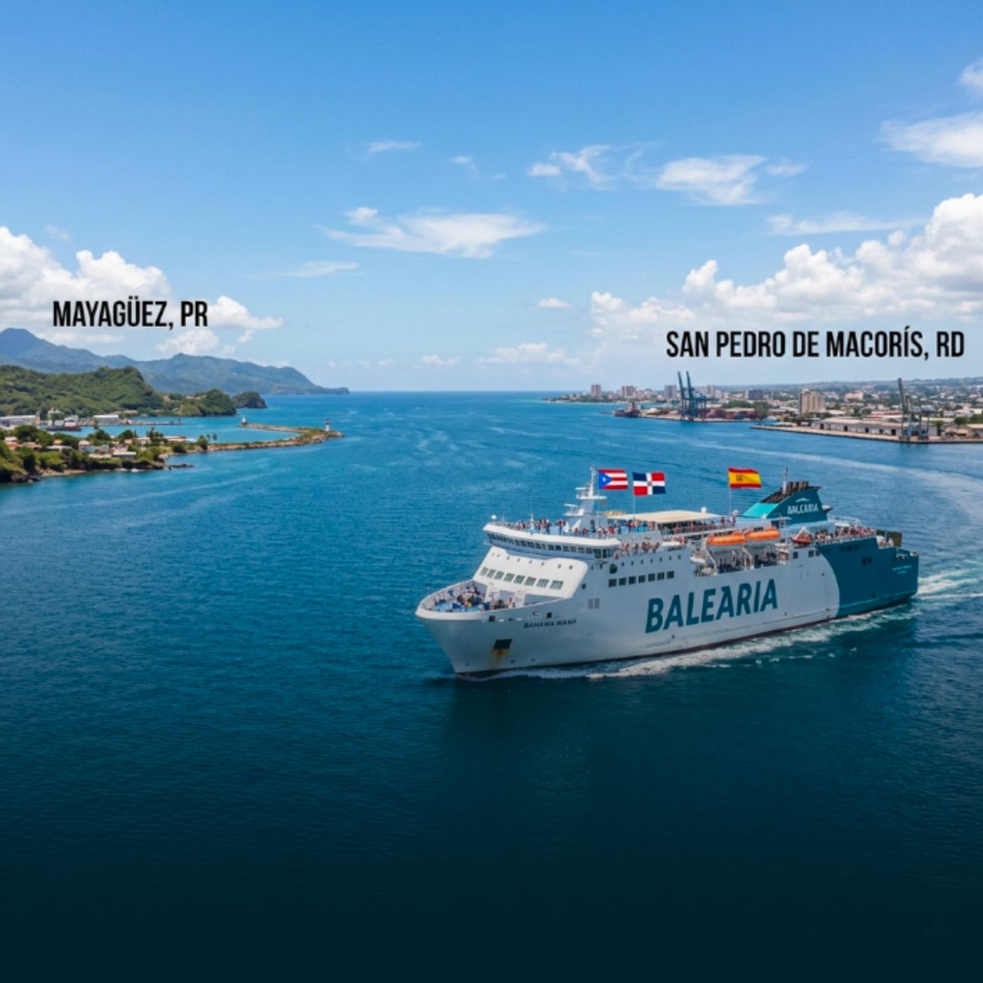 Ruta de ferry Mayagüez-San Pedro para finales del 2026.