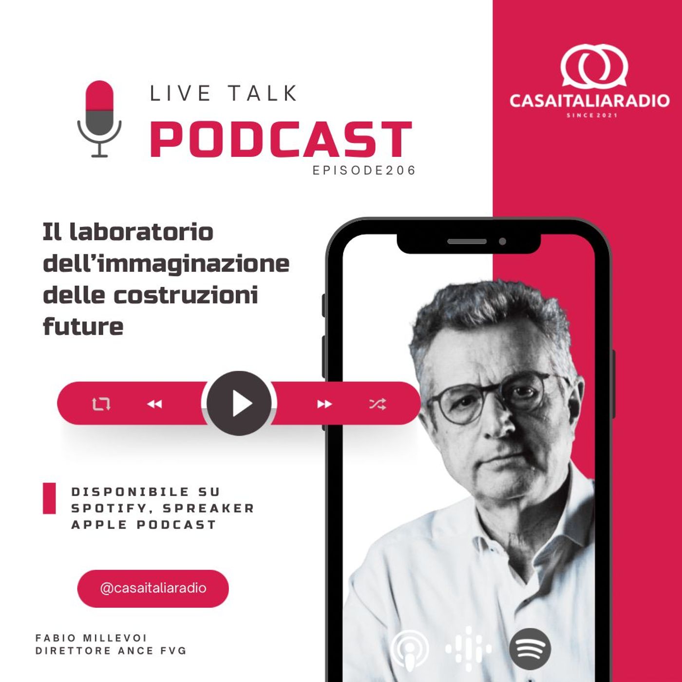 BM - Puntata n. 206 - Il laboratorio dell'immaginazione delle costruzioni future episode artwork