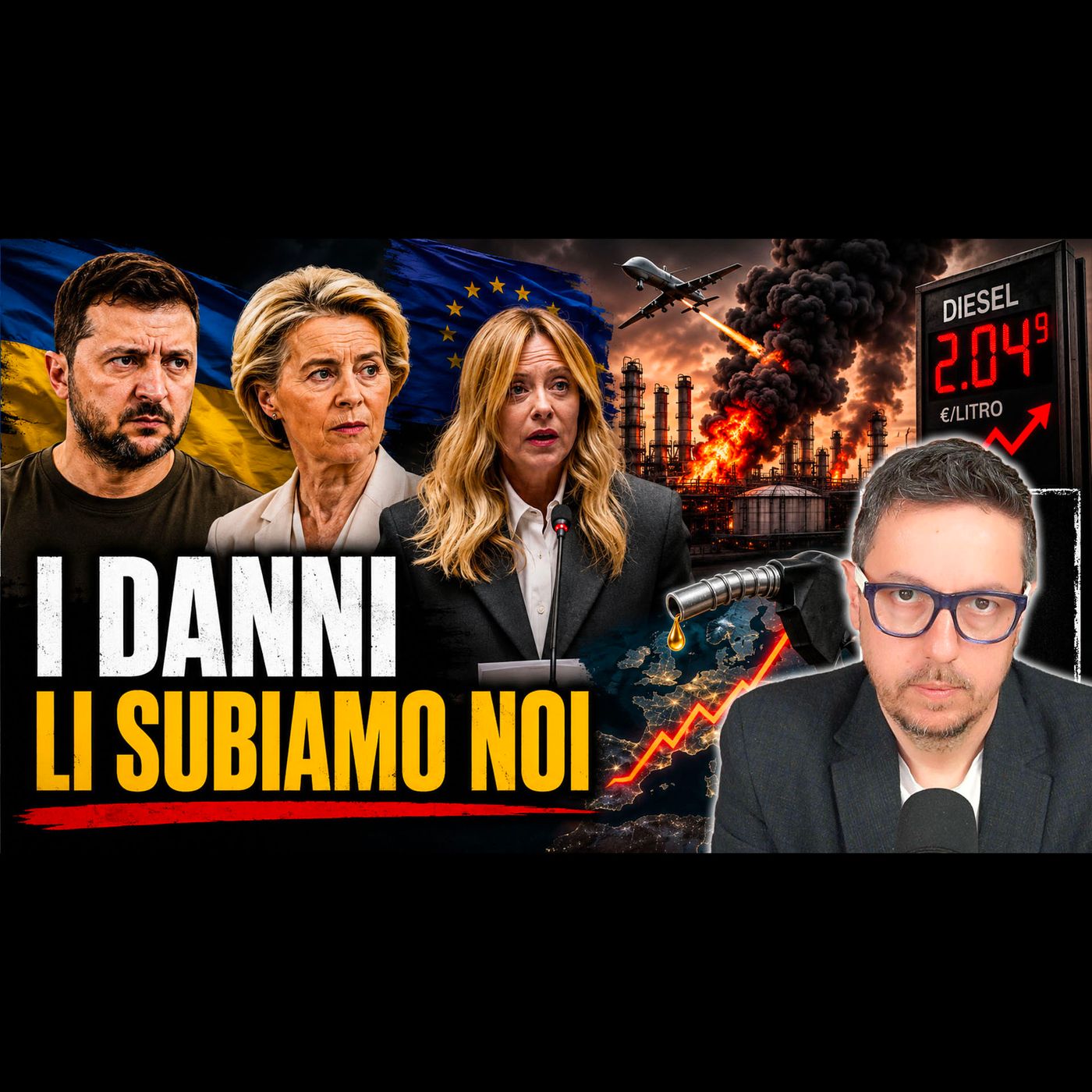 KIEV ATTACCA LE RAFFINERIE RUSSE. AUMENTA IL PREZZO DEL DIESEL IN EUROPA episode artwork