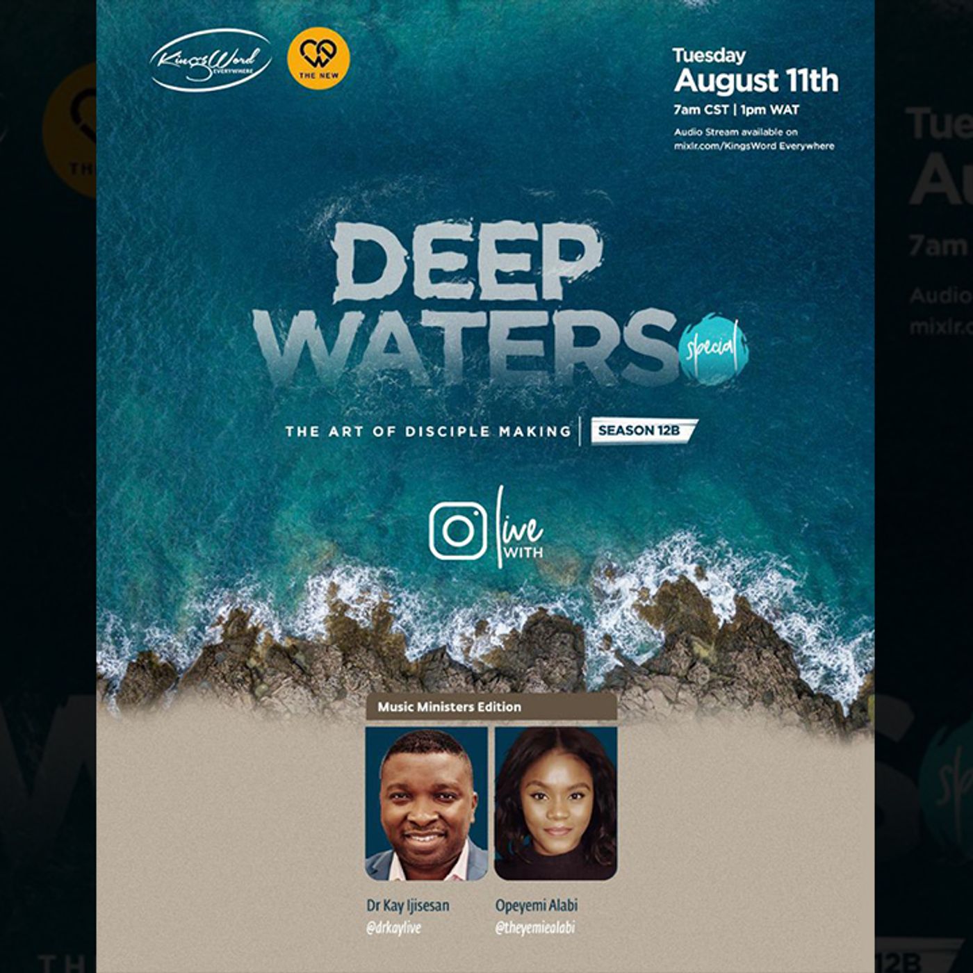 The Art of Disciple Making S12B E2 Music Ministers Edition - Dr Kay Ijisesan with Opeyemi Alabi episode artwork