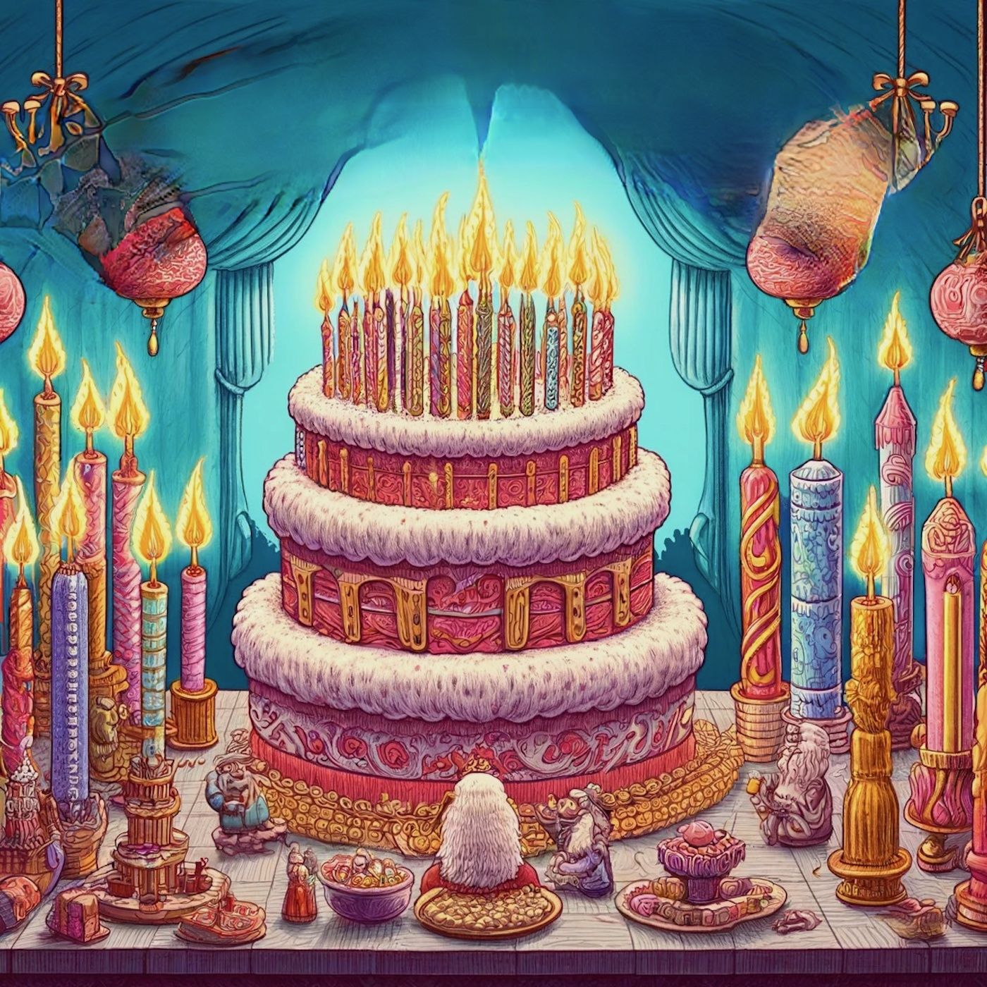 "You know you're getting old when the candles cost more than the cake." episode artwork