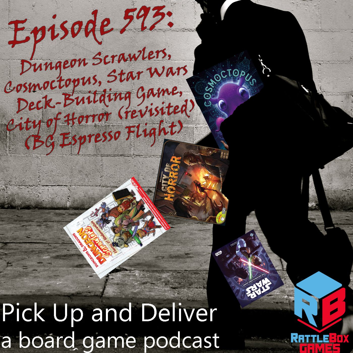 Dungeon Scrawlers, Cosmocotopus, Star Wars Deck Building Game, revisiting City of Horror