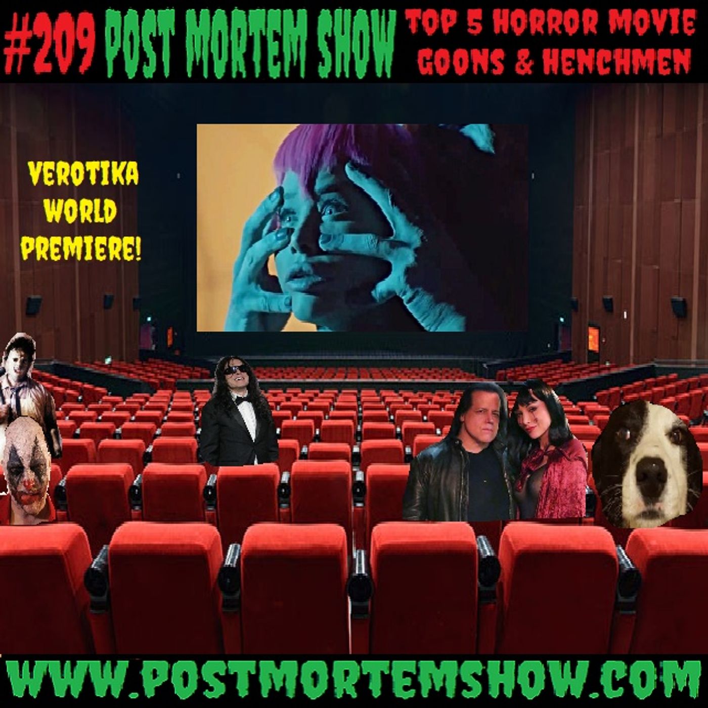 e209 - Sex Demon Movie Theaters (Top 5 Horror Movie Goons & Henchmen) episode artwork
