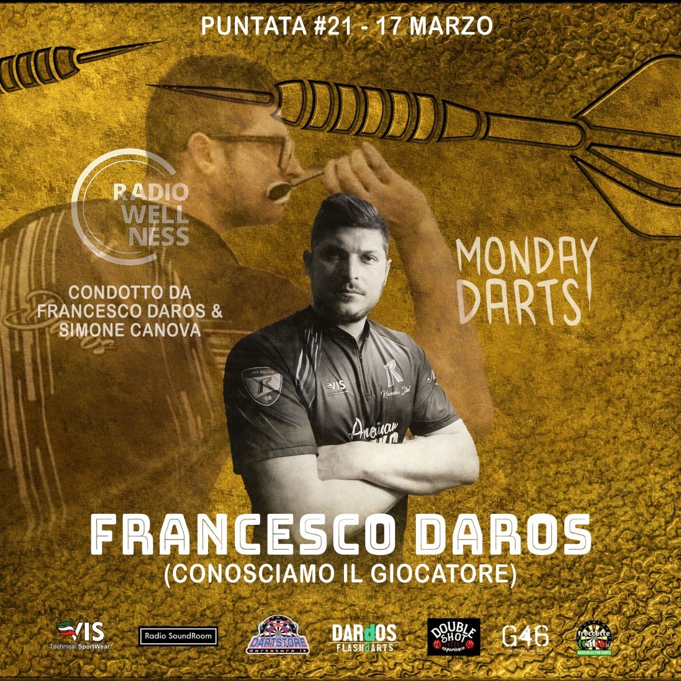 MONDAY DART - Ventunesima Puntata - Francesco Daros episode artwork