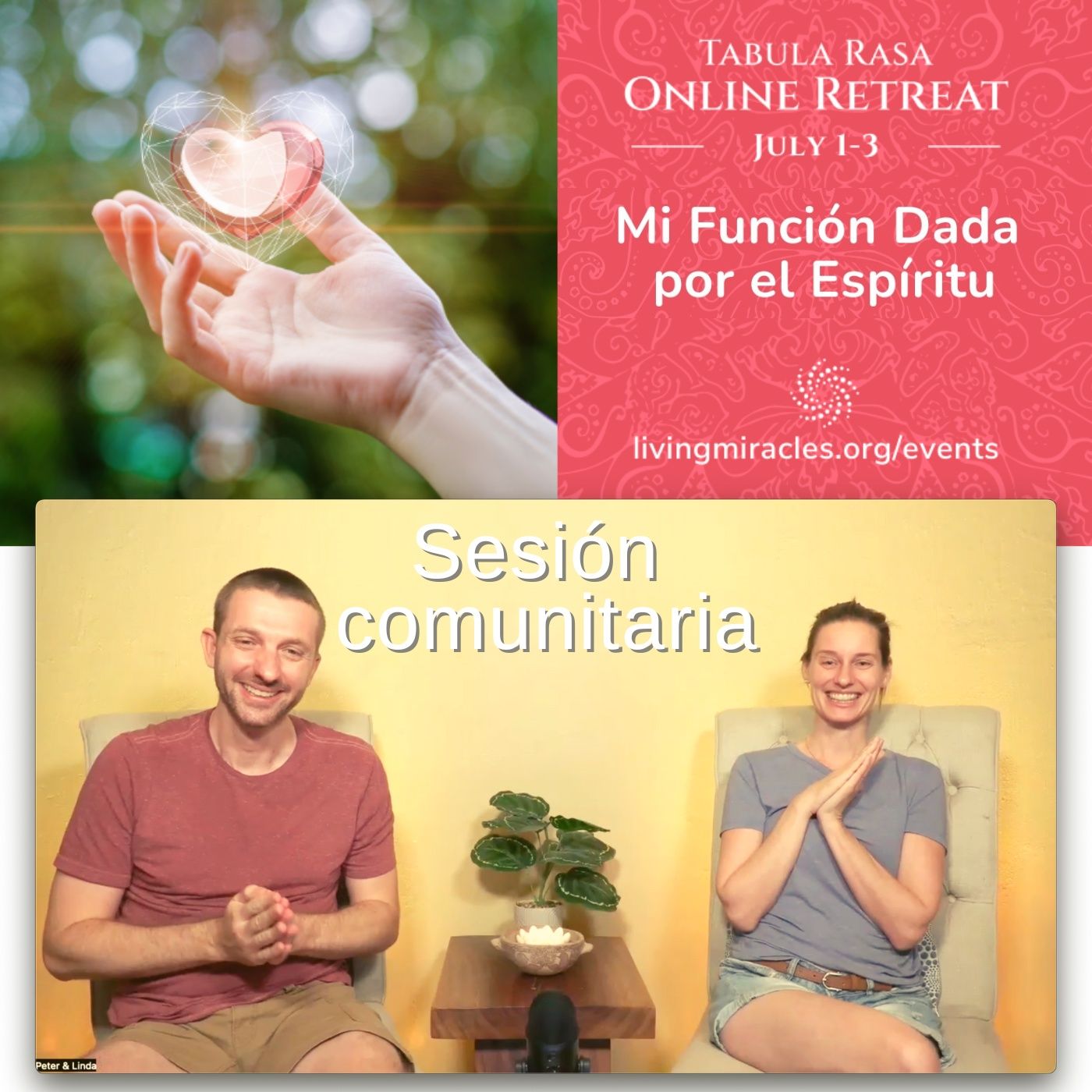 Portada de Living Miracles UCDM en Español