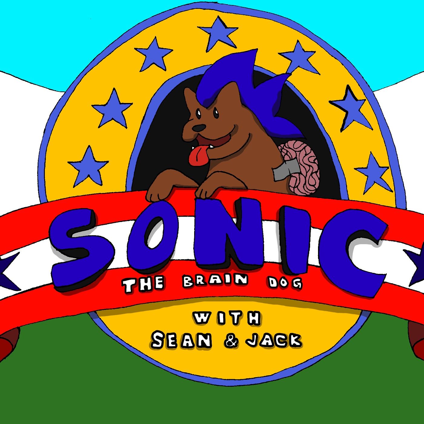 Sonic the Brain Dog 39 - CanadianAmericanIrish