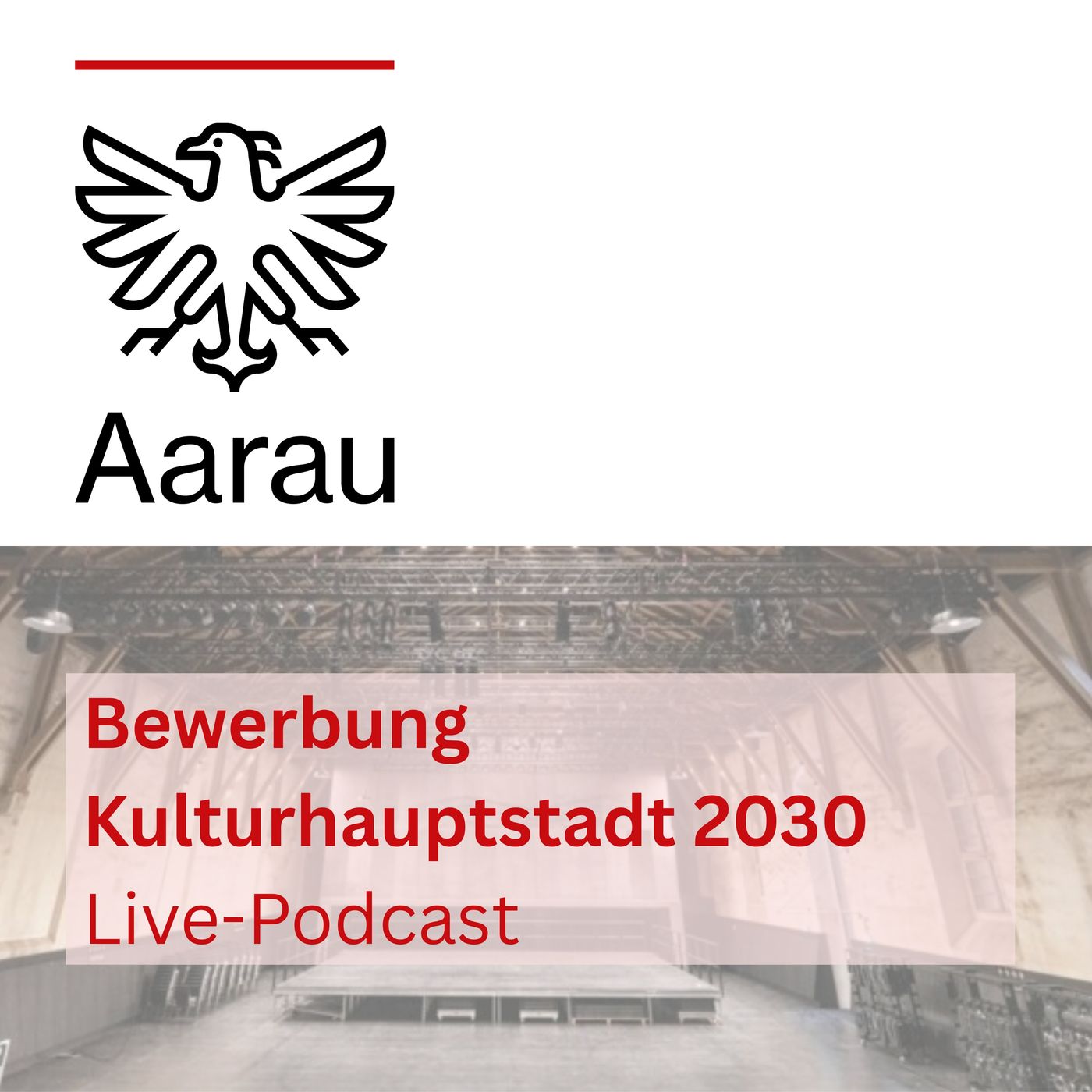 Live-Podcast vom 17. März 2026 in der Alten Reithalle Aarau Live-Podcast vom 17. März 2026 in der Alten Reithalle Aarau