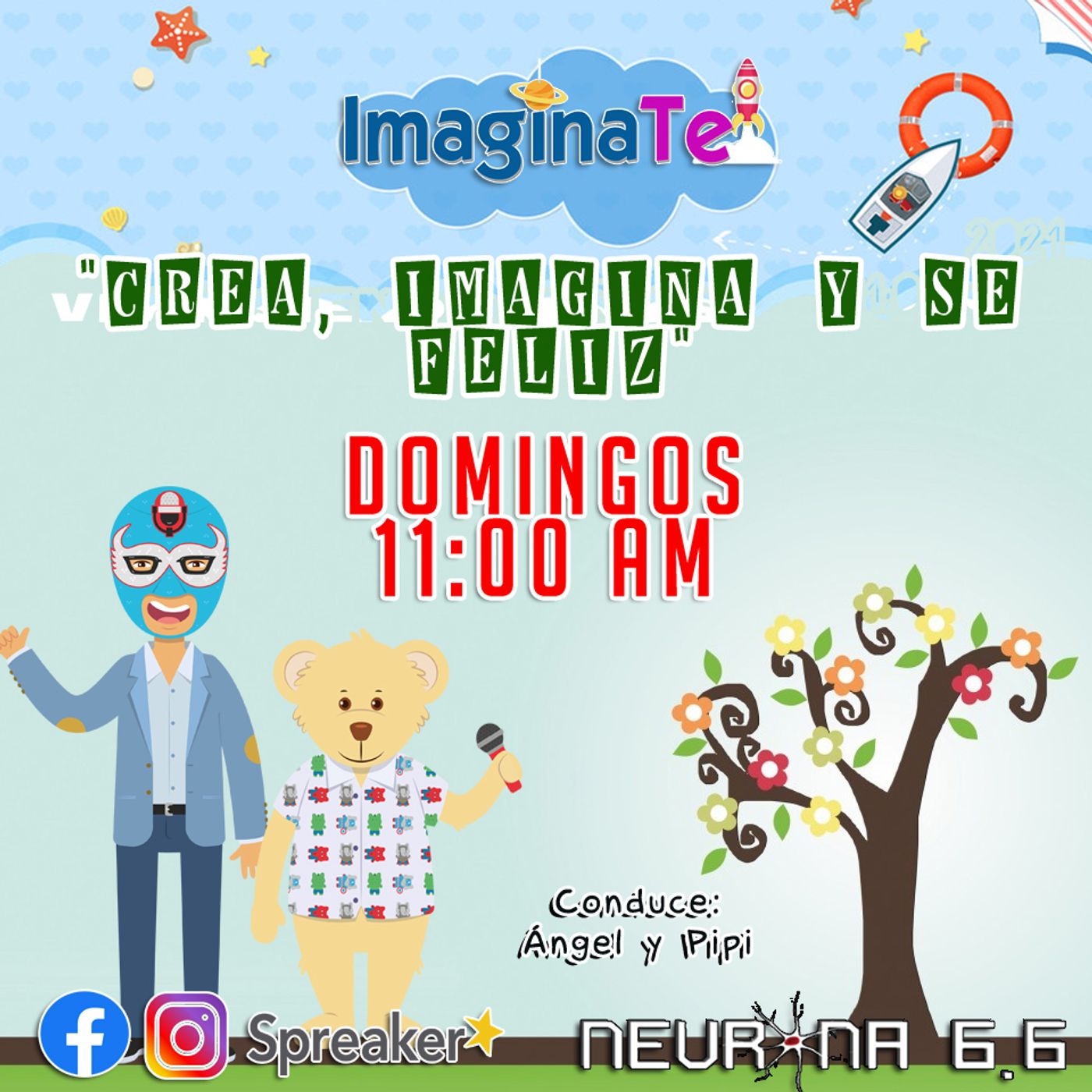 Imagínate, crea y se feliz