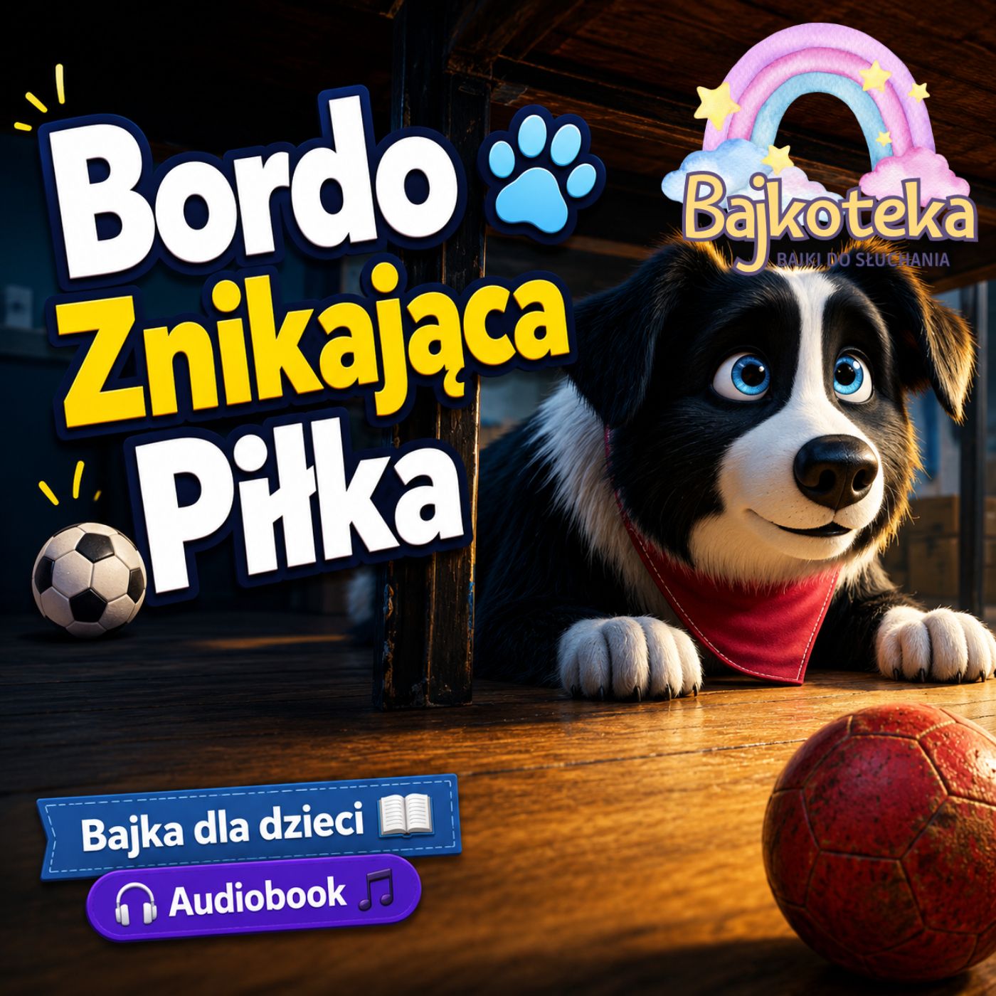 ⚽ Bordo i Znikająca Piłka🐾 _ Bajki Dla Dzieci Do Słuchania Audiobook Po Polsku _ 🐾 episode artwork