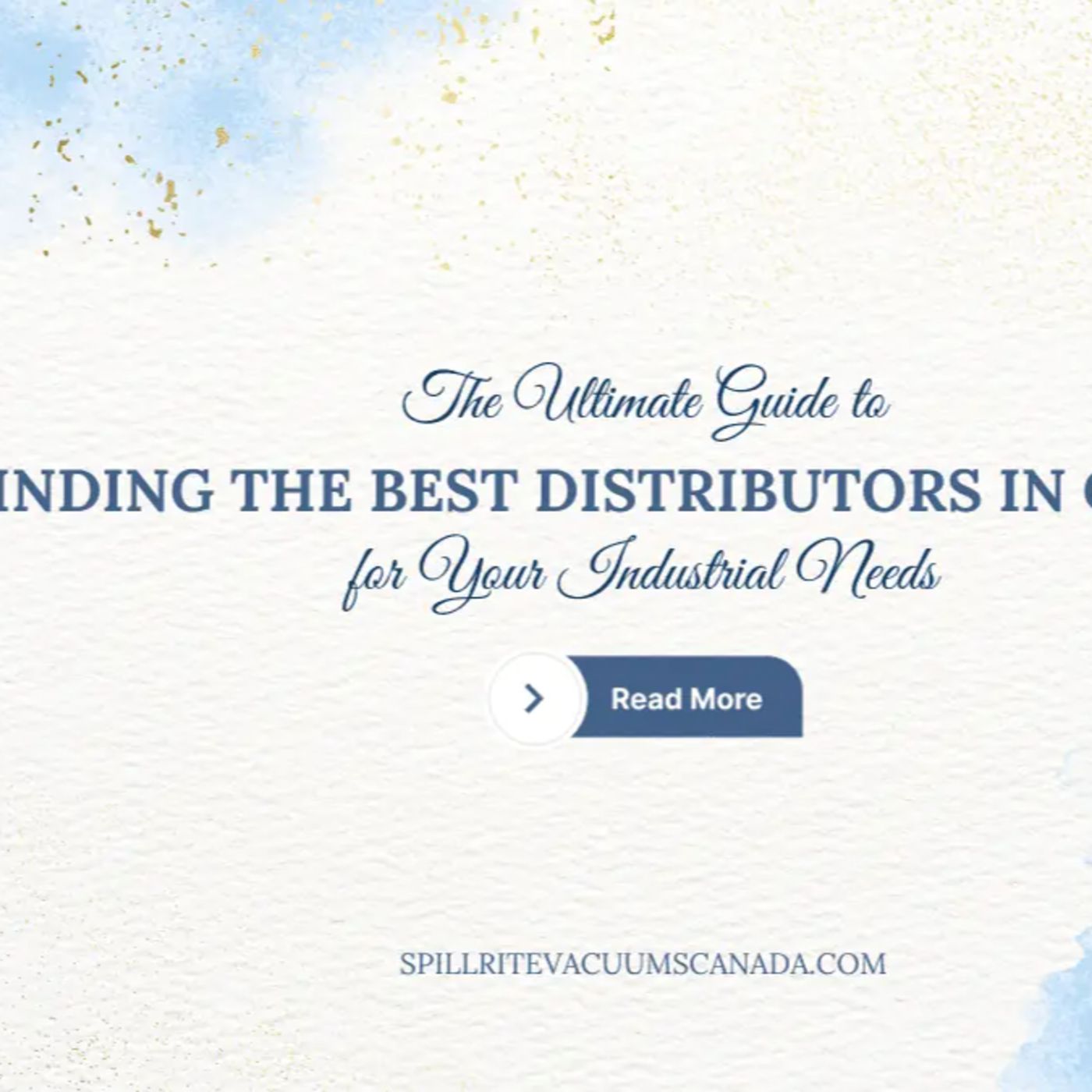 Spillrite Vacuums Canada